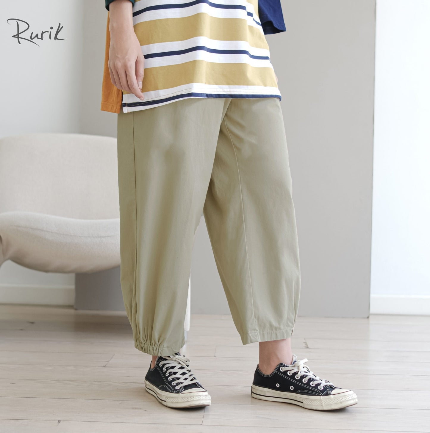 Rurik Celana Panjang Baggy Wanita Kamir Pants