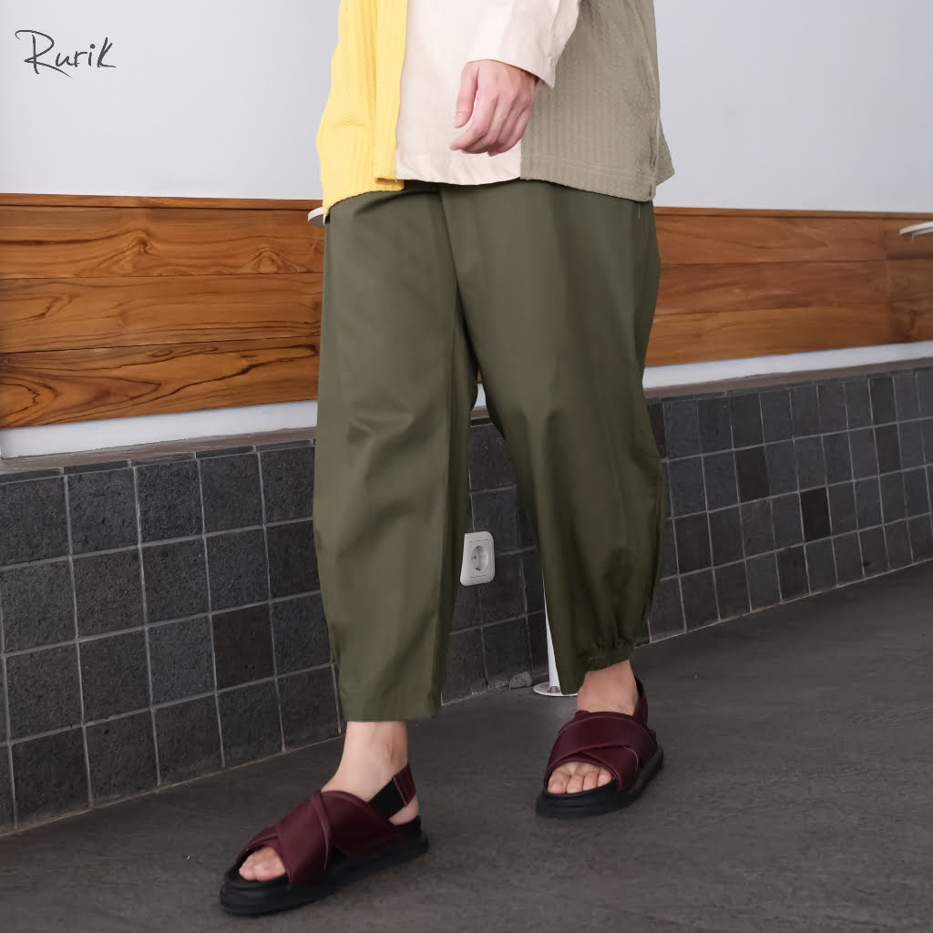Rurik Celana Panjang Baggy Wanita Kamir Pants