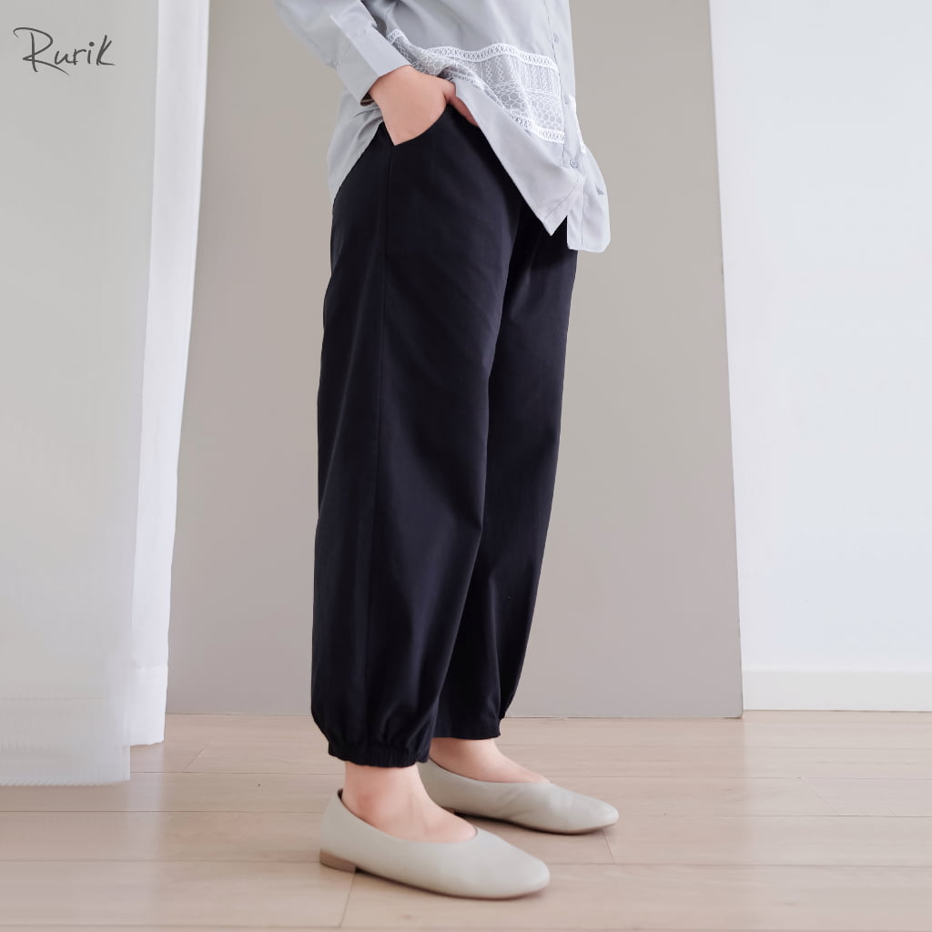 Rurik Celana Panjang Baggy Wanita Kamir Pants