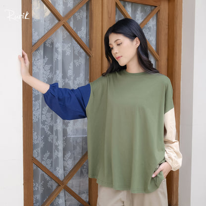 Rurik Kaos Wanita Oversize Casual Daily Shea Top